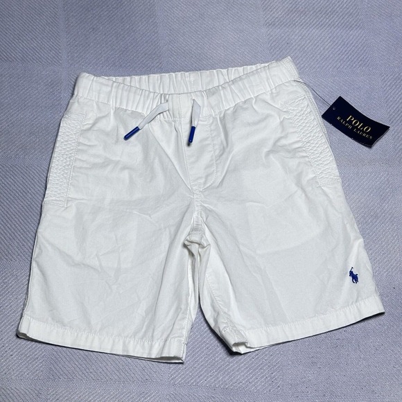 Polo by Ralph Lauren Other - NEW Polo Ralph Lauren Pure White Spring IV Cotton Shorts Kids Boys Size 6 NWT